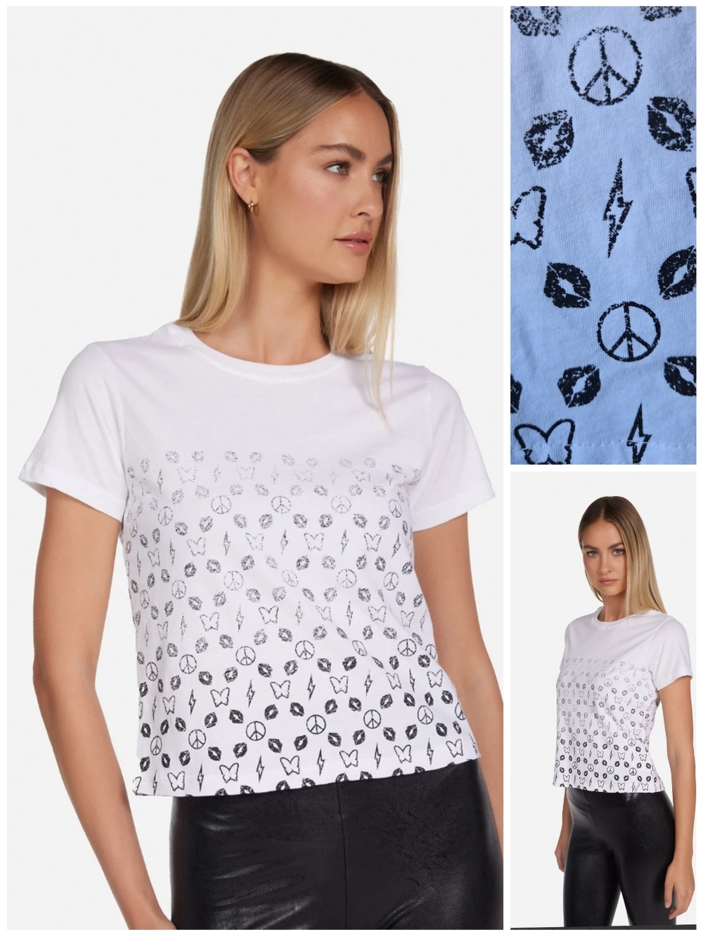 Lauren Moshi Ursula Designer Elements tee